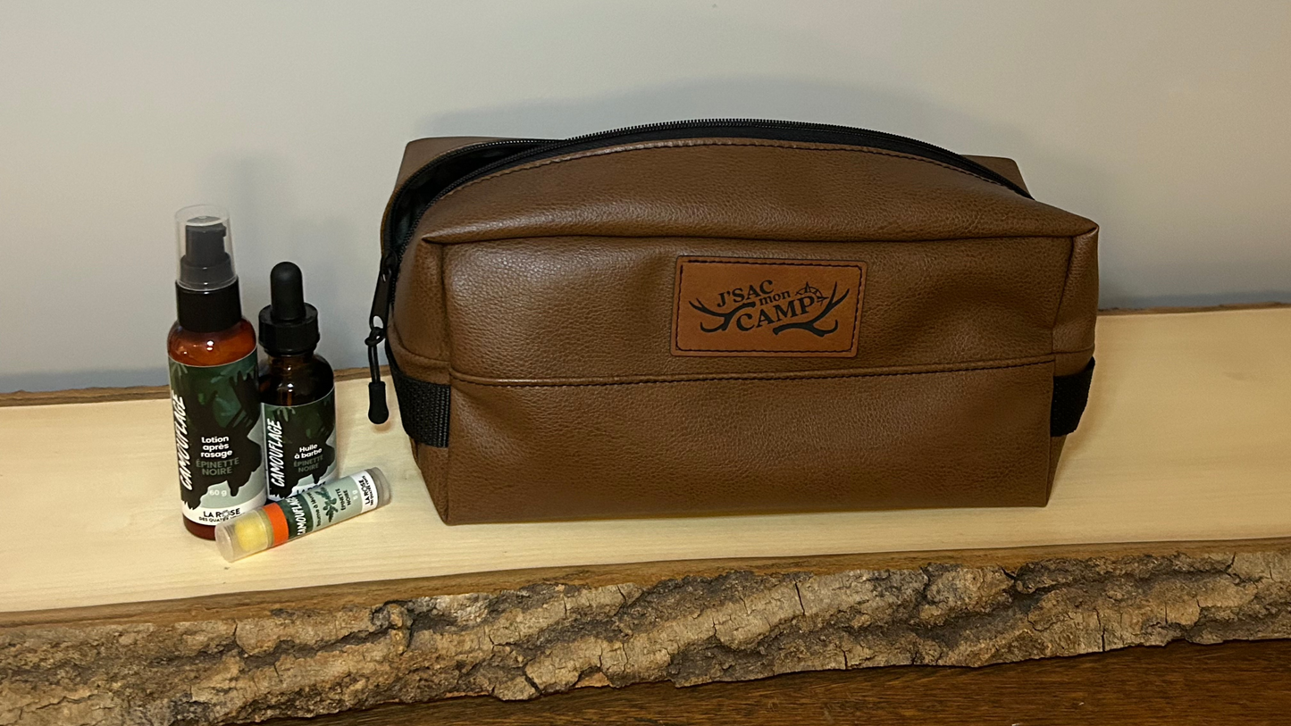 KIT Trousse J'Sac mon CAMP/ Cognac