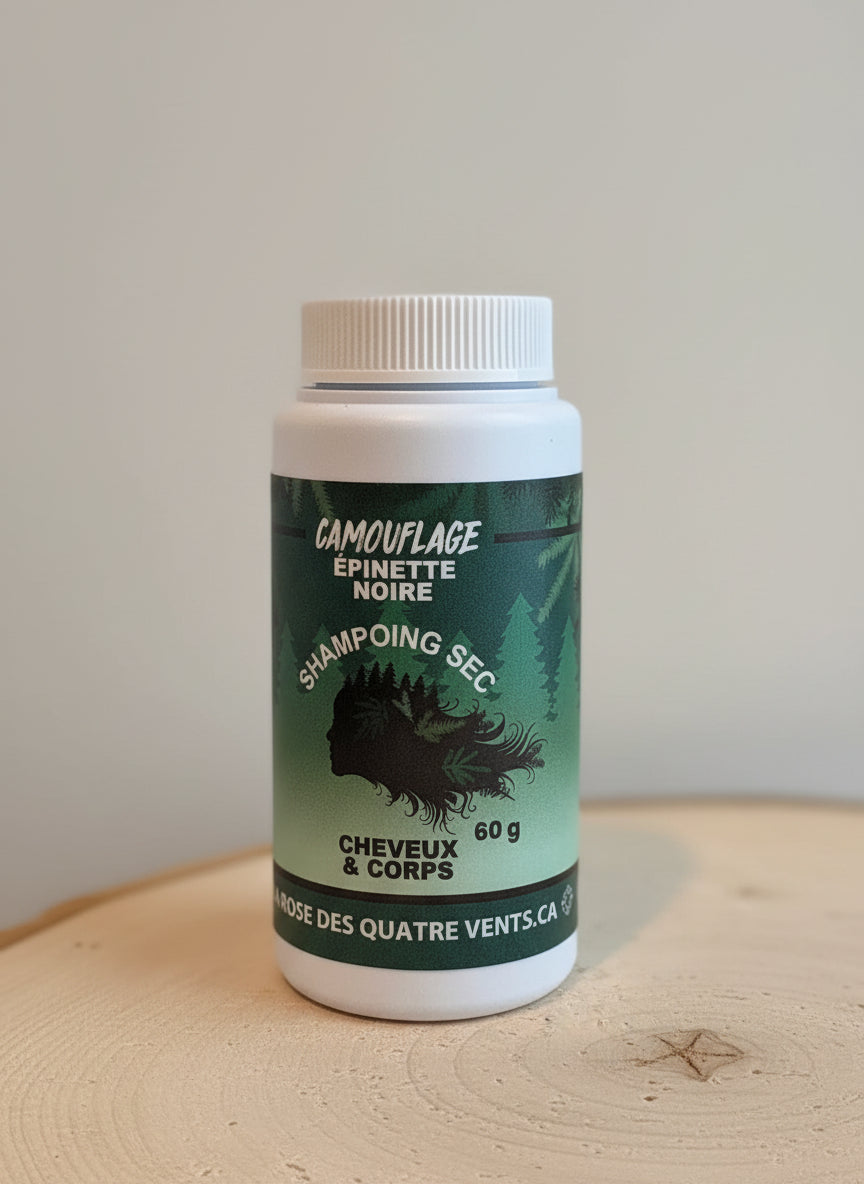 Shampoing sec épinette noire
