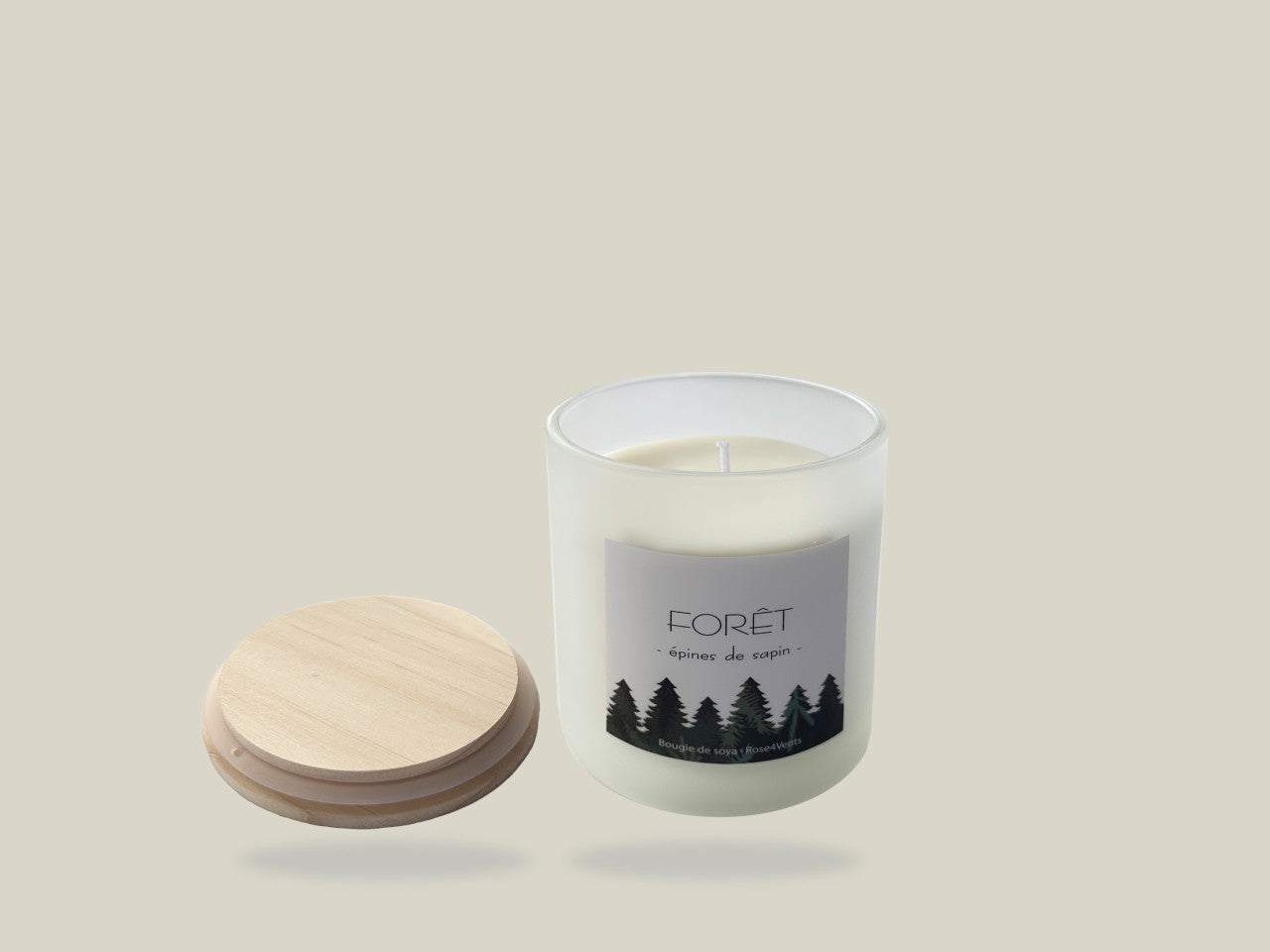 Bougie FORÊT - épines de sapin -