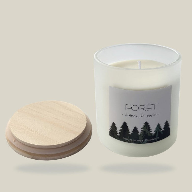 Bougie FORÊT - épines de sapin -