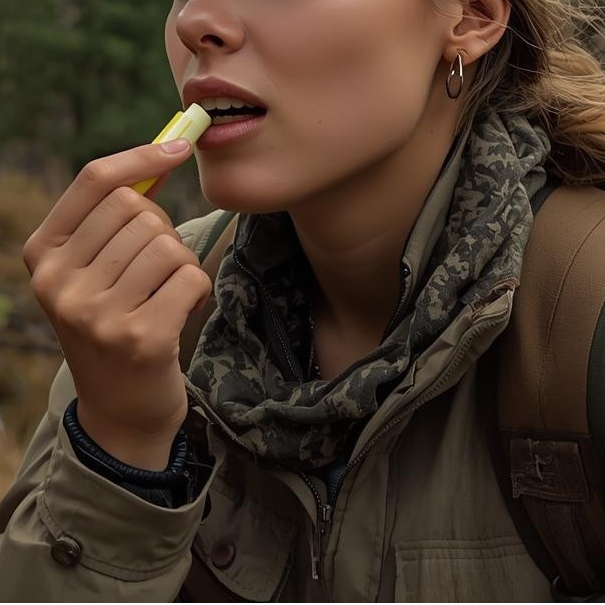 Baume à lèvres au miel de sapin et odeur d'épinette noire