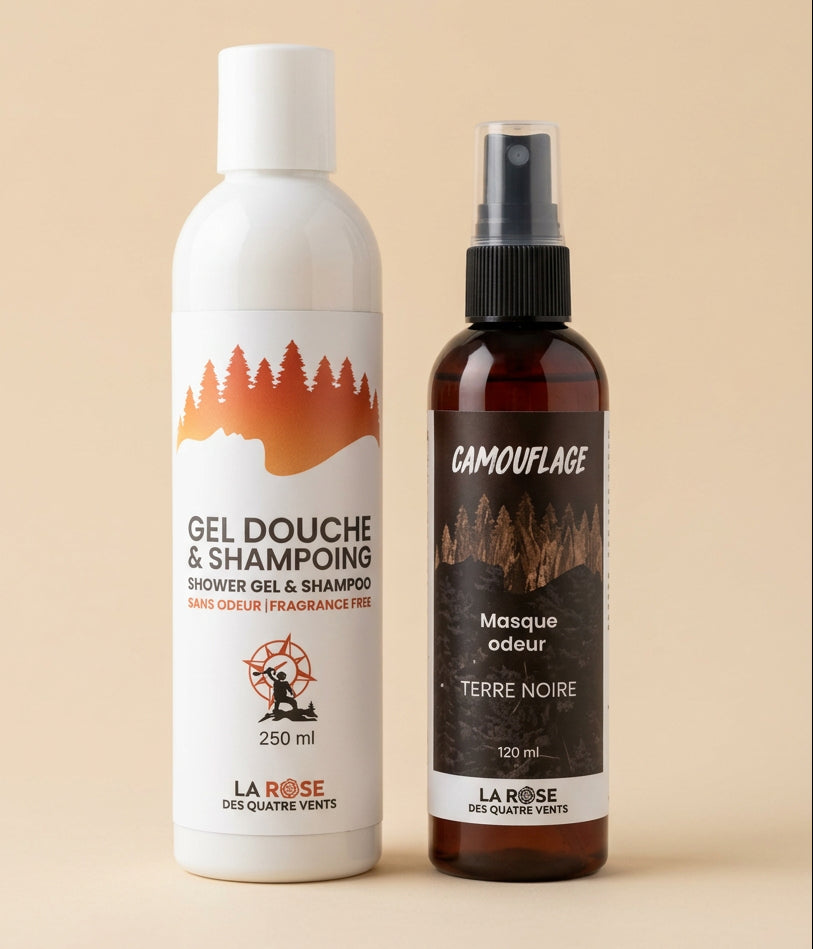 Duo Masque odeur à Terre noire et Shampoing sans odeur