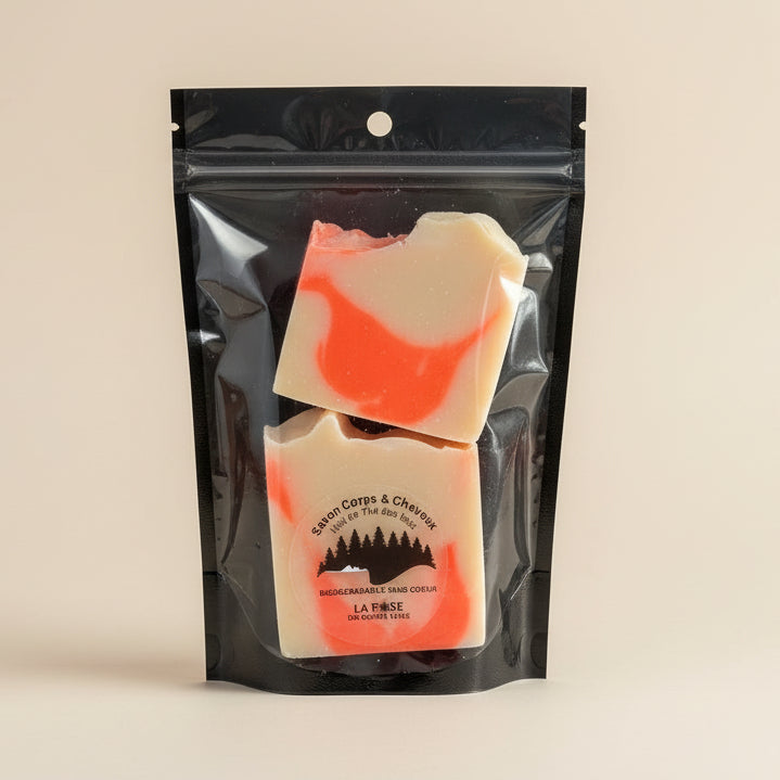 Kit 3 savon SANS ODEUR - Savon corps et cheveux miel de thé des bois