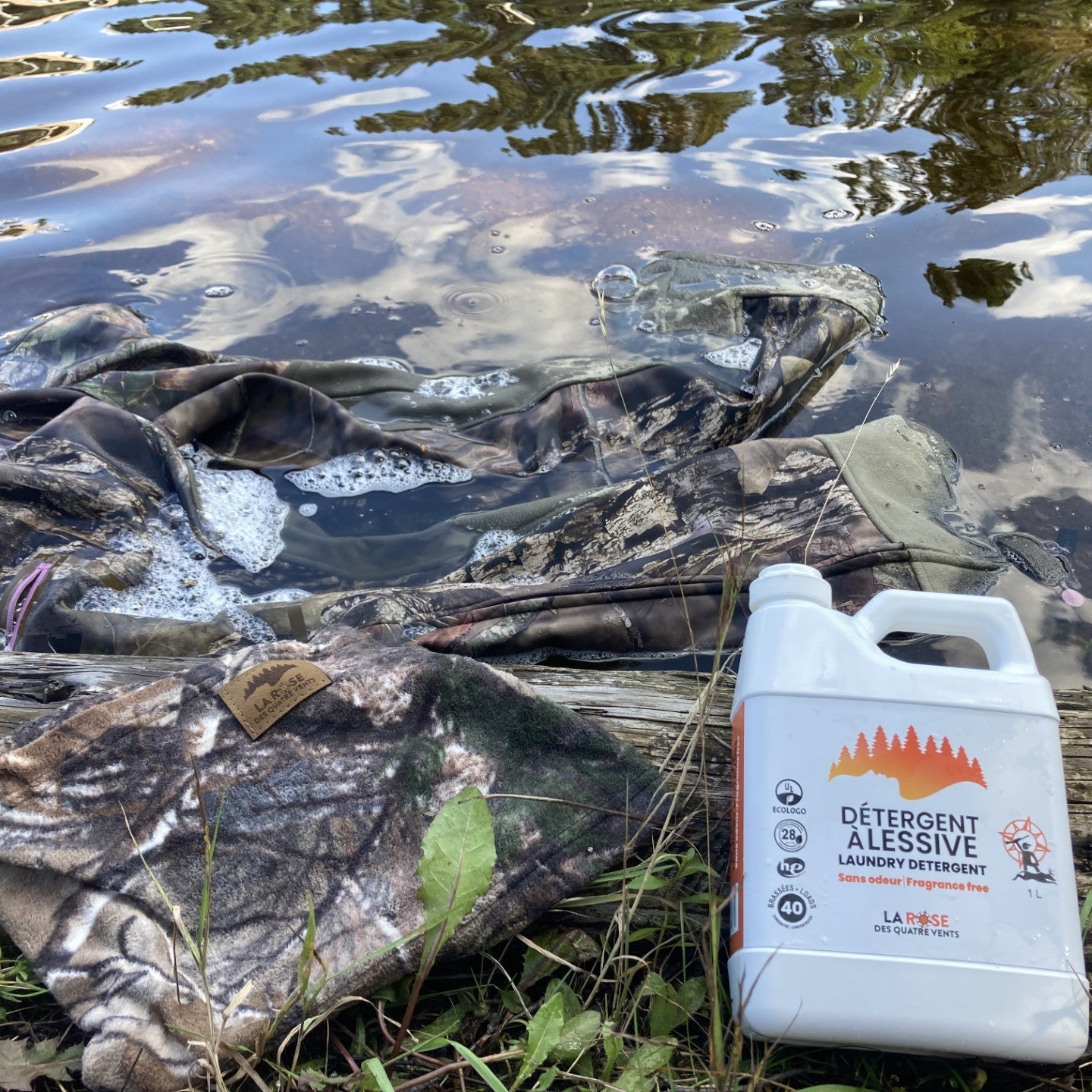 SANS ODEUR - Détergent à lessive concentré 1 litre